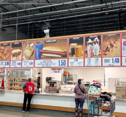 This is an image of a Costco Food Court.