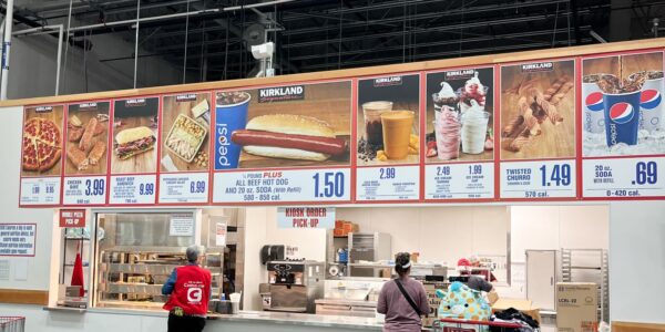 This is an image of a Costco Food Court.