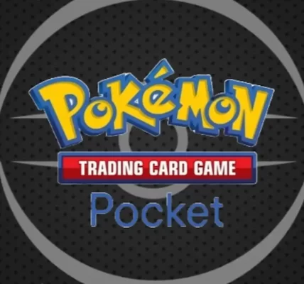 The logo for Pokemon Trading Card Game Pocket